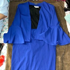 Blazer shirt and skirt